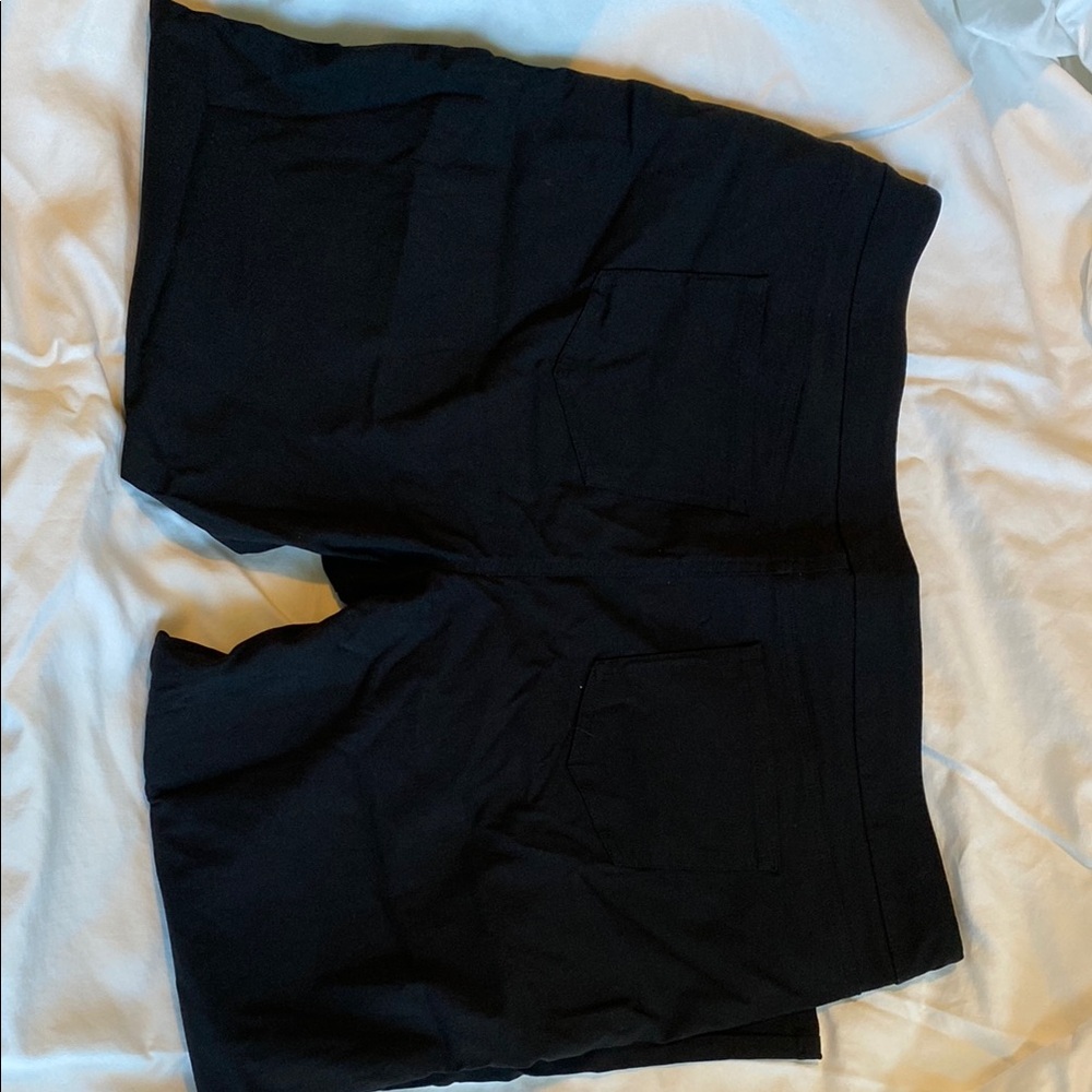 Mario Serrani Black Pull On Crop Pants - Picture 2 of 4